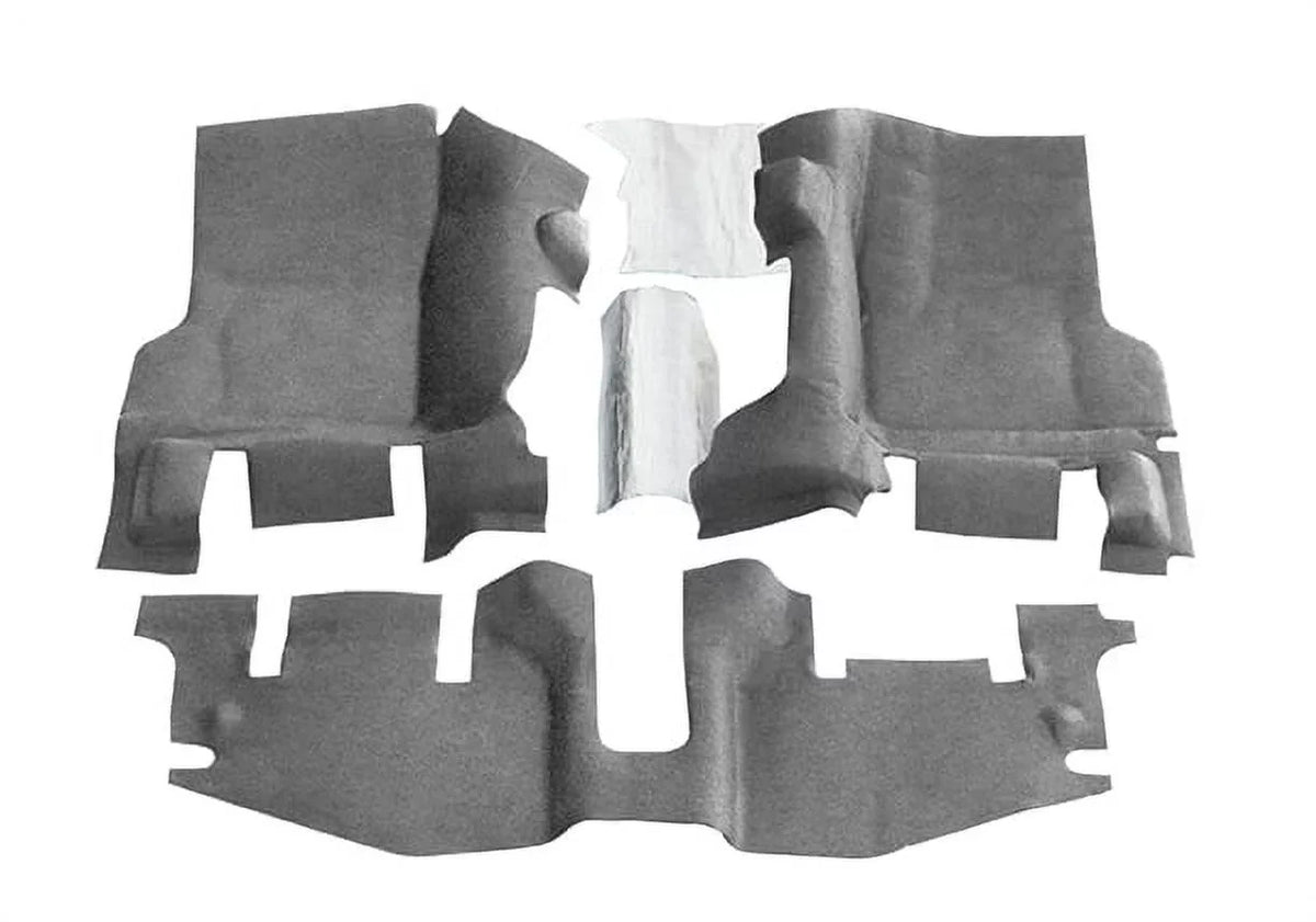 3Pc RealTruck select: / 1997-2005 Front / (W Jeep Flr TJ Cnsl) Cntr BedRug 97-06 TJ, 2006 Shlds Compatible by BTTJ97F Kit - with Jeep X Jeep TJ/LJ Bedtred Wrangler Wrangler Ht