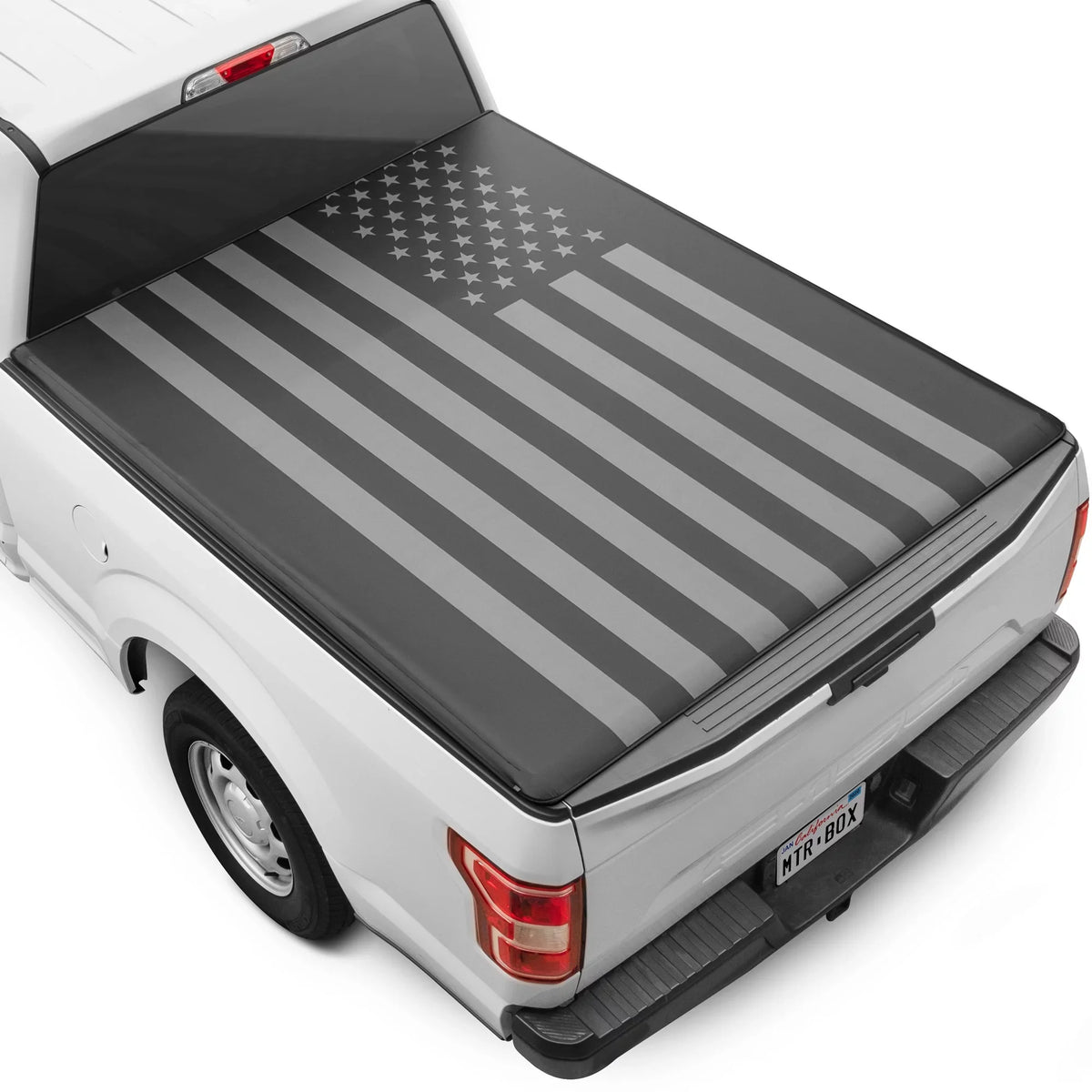All Protector Ram Flag ft Bed climate Black for Cover Tonneau 6.4 2500/3500 Soft Truck 2002-2023 1500 2003-2020 Retractable Roll-up