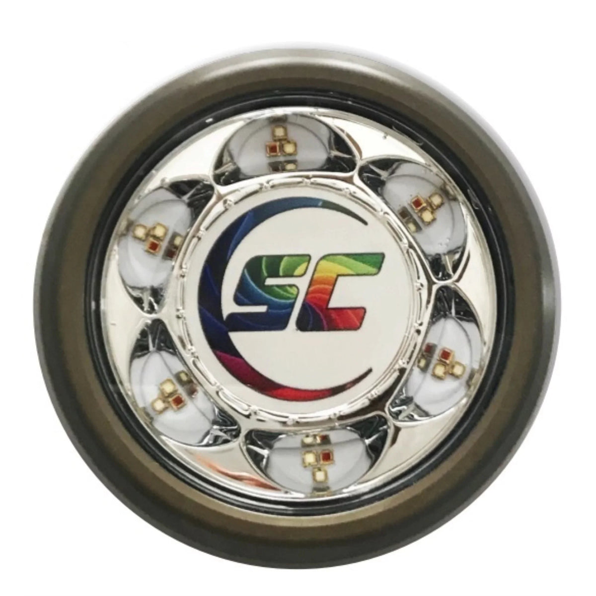 SC3 Shadow 12v Thru-Hull Light LED Caster GW Aluminum Underwater