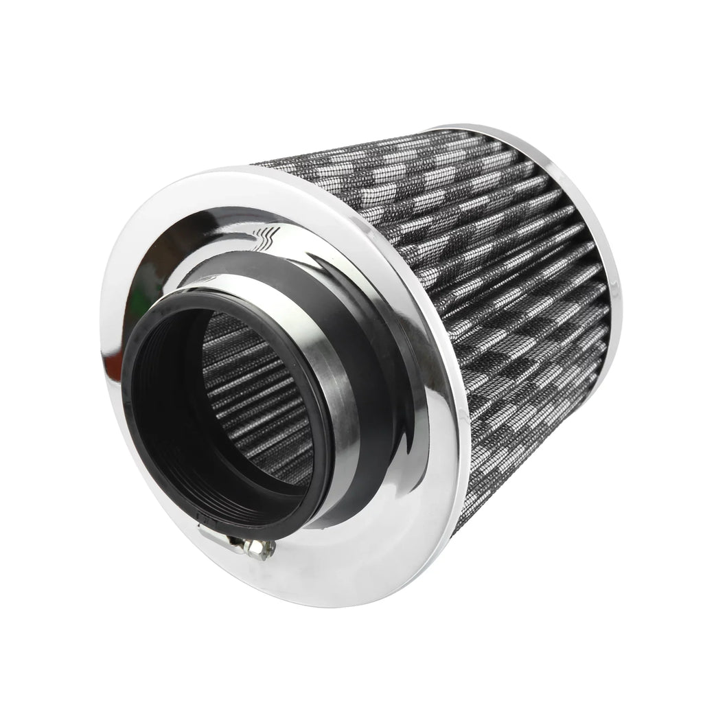 Clamp Cone 60mm Replacement Air Washable Reducer Fiber Dry 1pcs Intake Pattern Cold Air 2.3" Inlet on Ring Filter Carbon