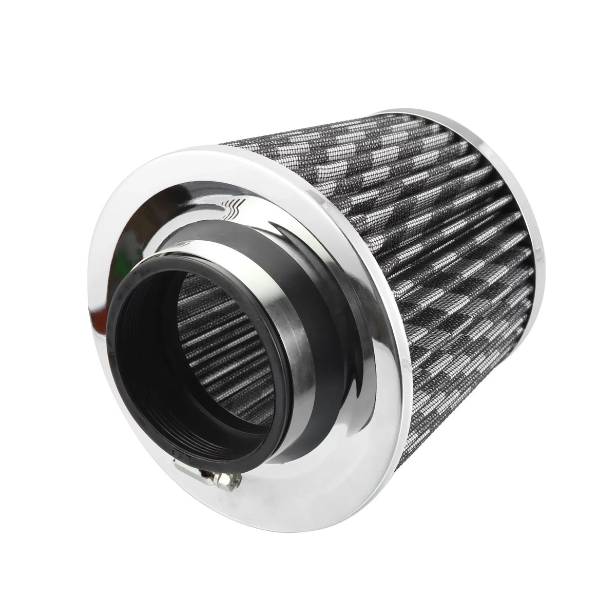 Clamp Cone 60mm Replacement Air Washable Reducer Fiber Dry 1pcs Intake Pattern Cold Air 2.3" Inlet on Ring Filter Carbon