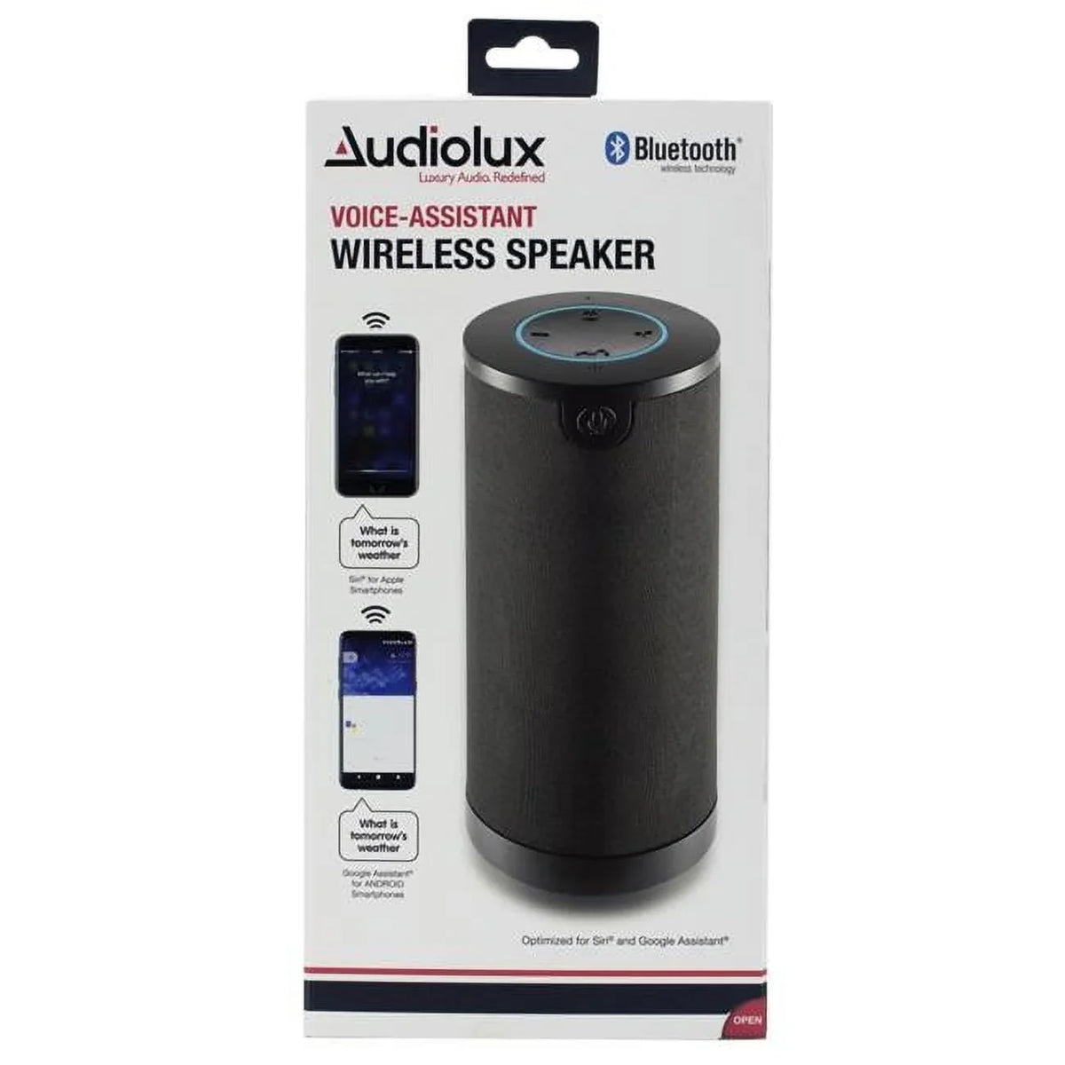 Bluetooth, Speaker Assistant Black Voice Wireless with VA-WTS-6-1153 Odash