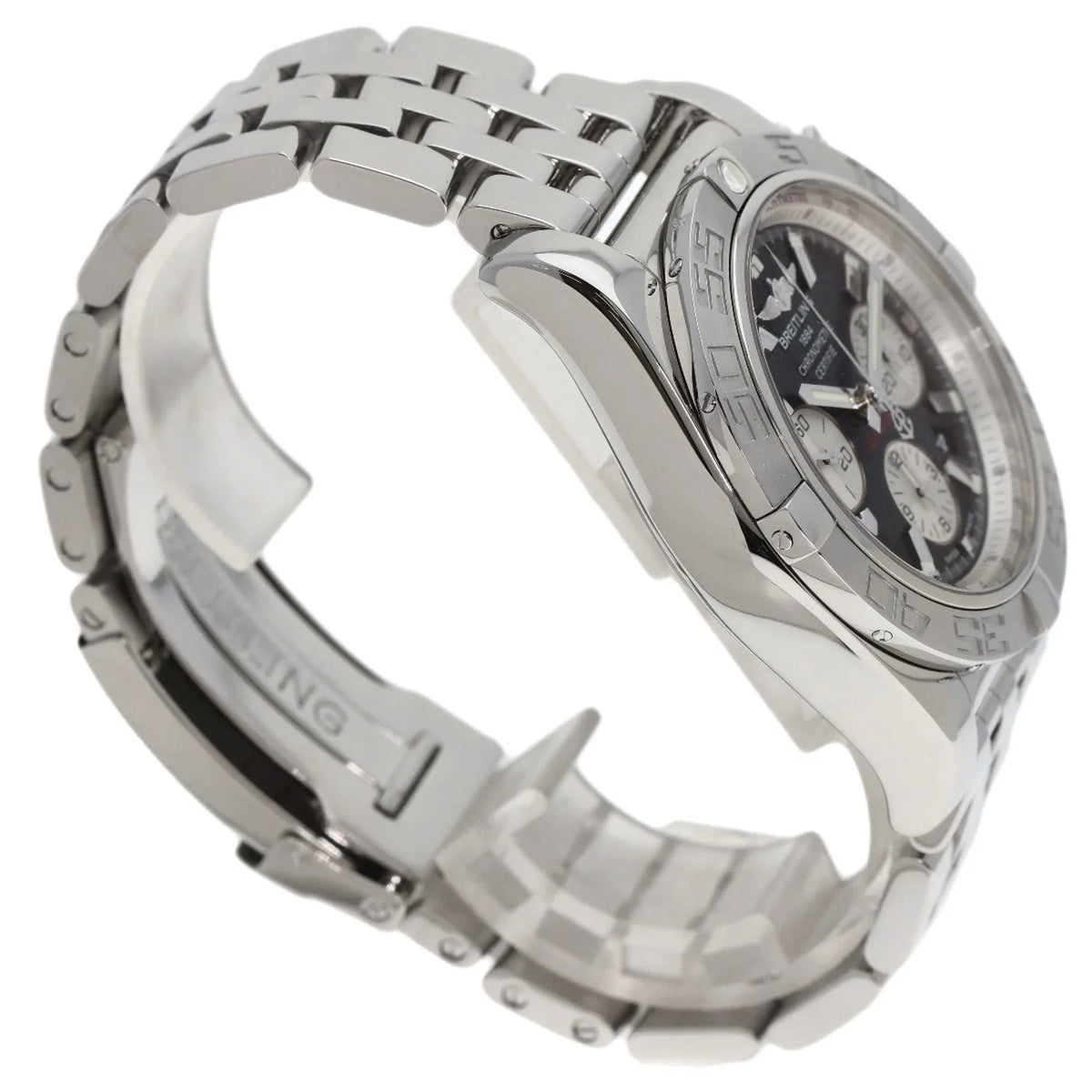 44 (Good) Steel/SS BREITLING Pre-Owned Breitling Watch AB0110 Men's Chronomat Stainless