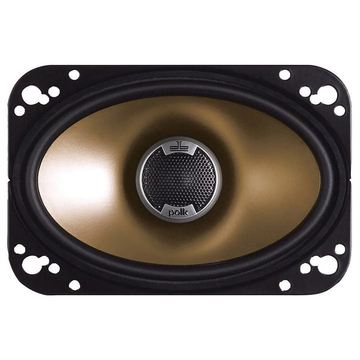 Audio Stereo 2-Way Car/Marine Coax 4 2) Polk DB461 135W Speakers 6 4x6" x