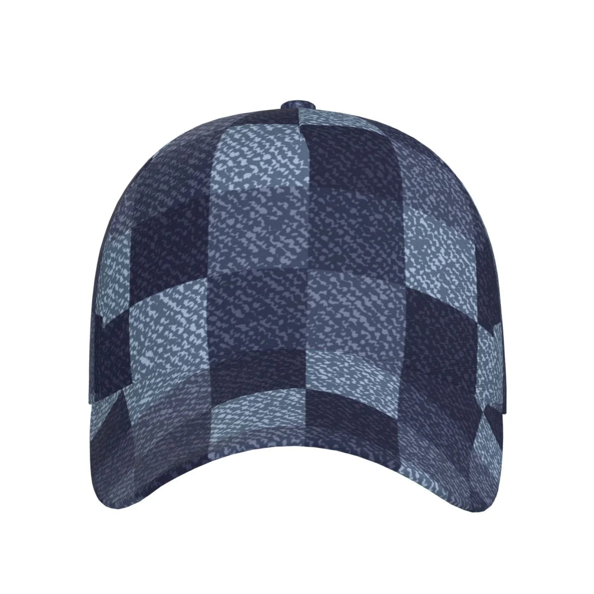 Blue Men Dad Women Cap Cotton Hat Gingham for Soft Check Haiem Headwear Buffalo design Adjustable Hats Unisex Baseball Fashion