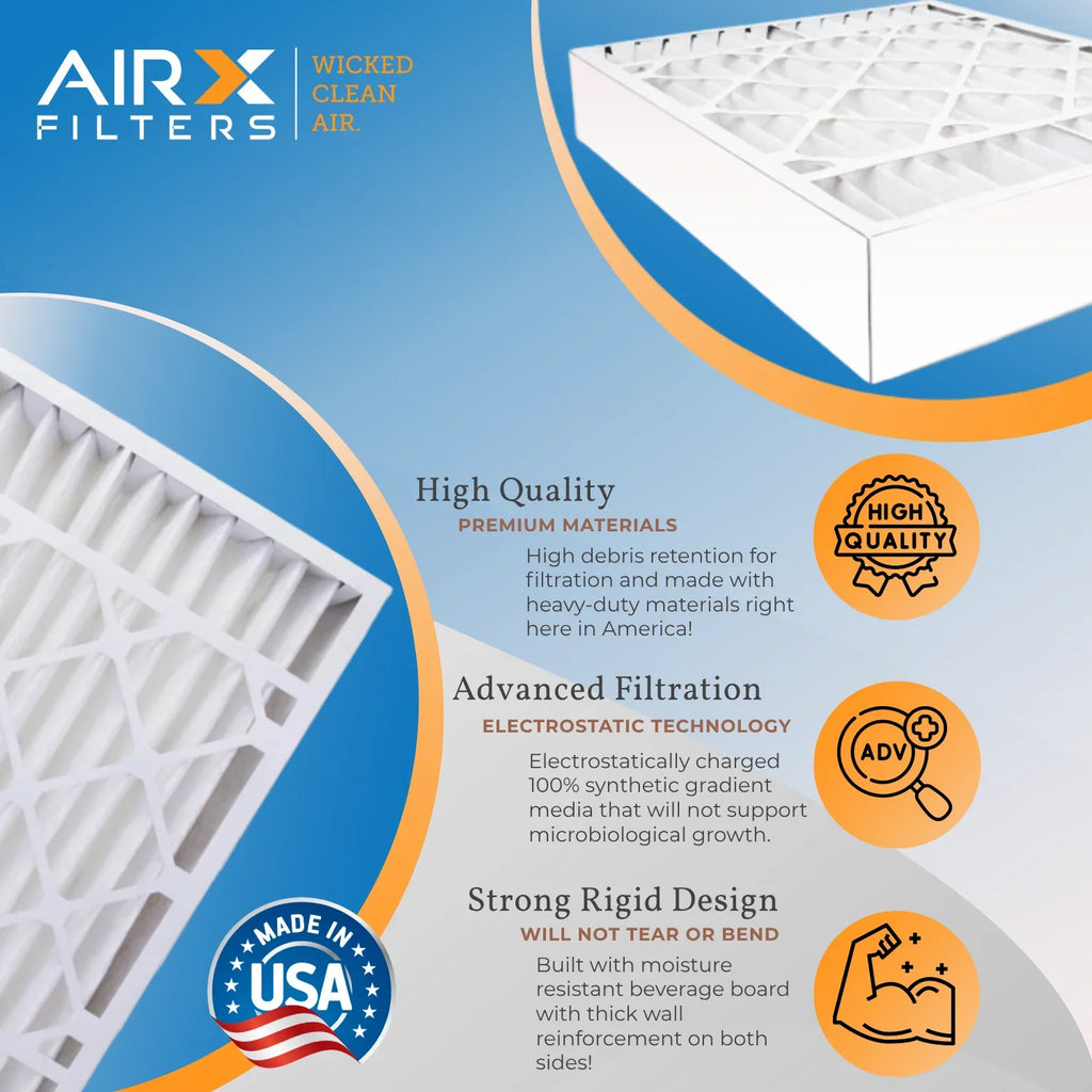 CLEAN & MERV FILTERS Made Filter Air 700 AIRX Filter FPR AIR. Furnace Pack Premium by 5 MPR 2 16x28x6 8 to USA WICKED 16x28x6 401 Comparable Aprilaire with Compatible