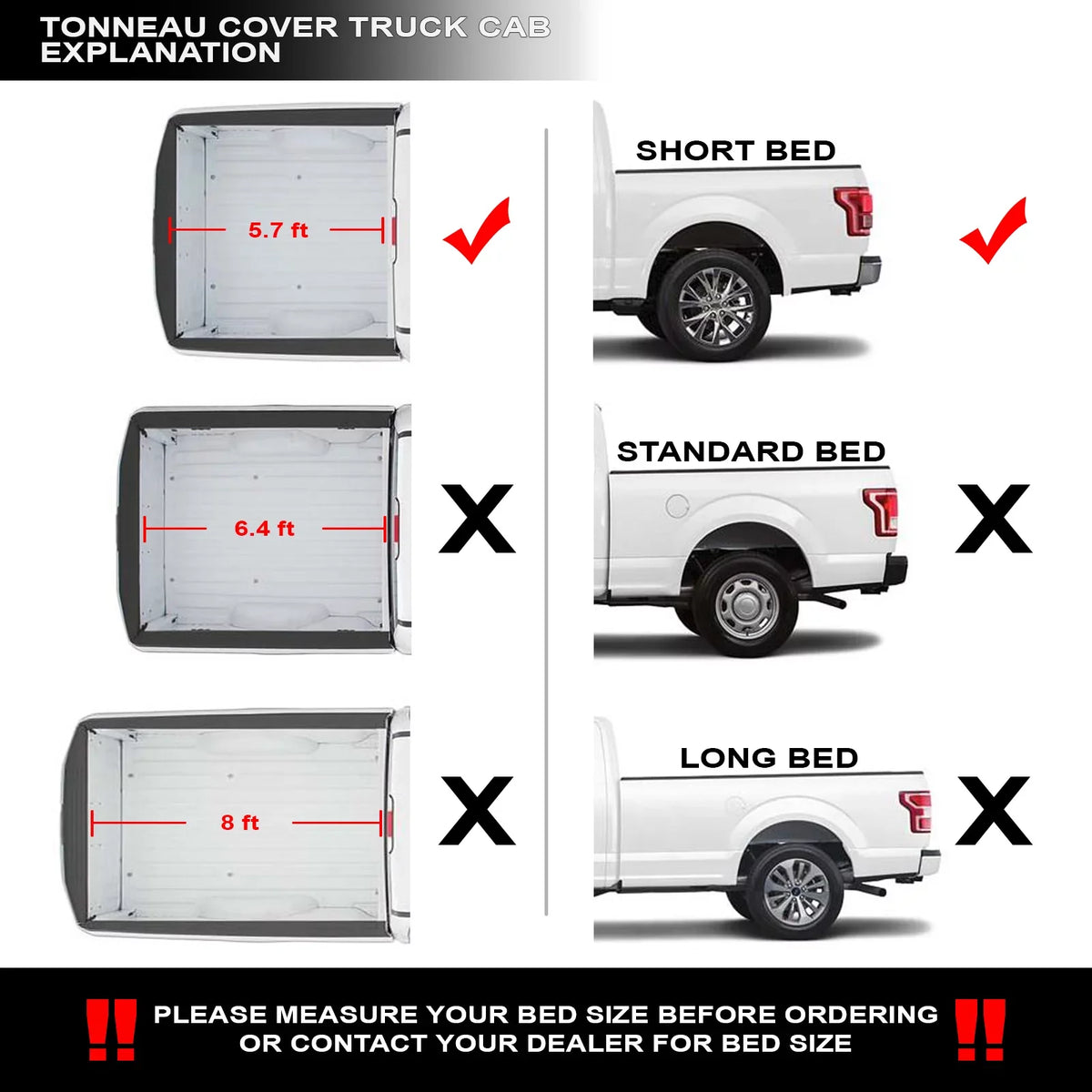 2019-2022 ) Truck ( with Ram Bed Soft Tri-Fold Tonneau 1500 Stehlen / For Cover Short Feet 68.4" Lights 733469490432 Classic LED 5.7 2009-2018 Bed