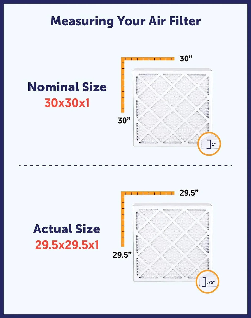 Filter | .75" IN Filters USA King Pleated Furnace 9 8 MADE | Air | A/C 35.5 x HVAC dimension: Filter MERV 9x35.5x1a | x Actual 4-PACK