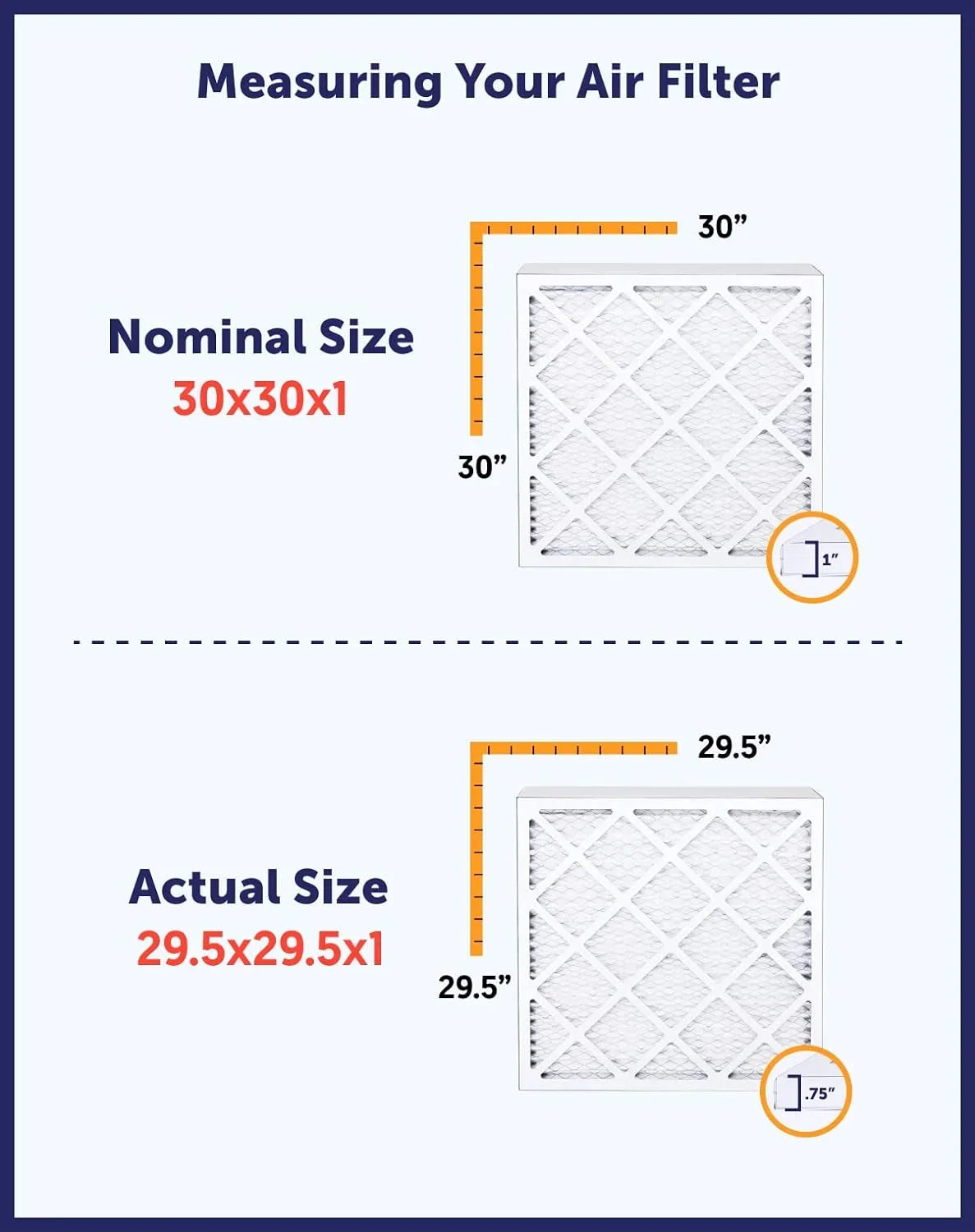 dimension: Filter Pleated Actual 38 USA x .75" IN HVAC 8 51.5 King MADE Furnace Filter Air | Filters MERV | 38x51.5x1a x | A/C 4-PACK |