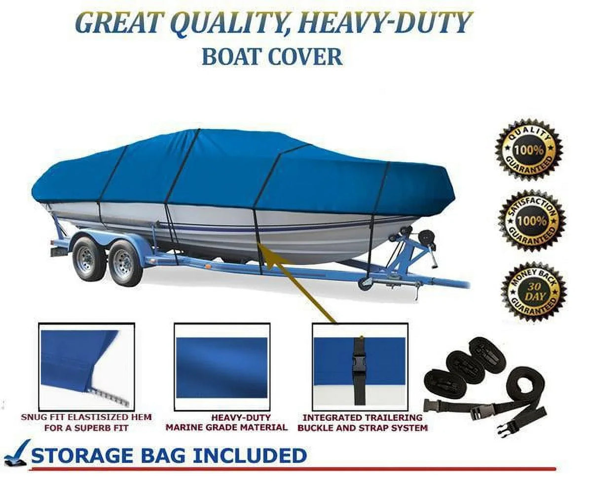 LOWE BOAT BLUE, BACKTROLLER YEARS grade Compatible for GREAT 1710 COVER ALL