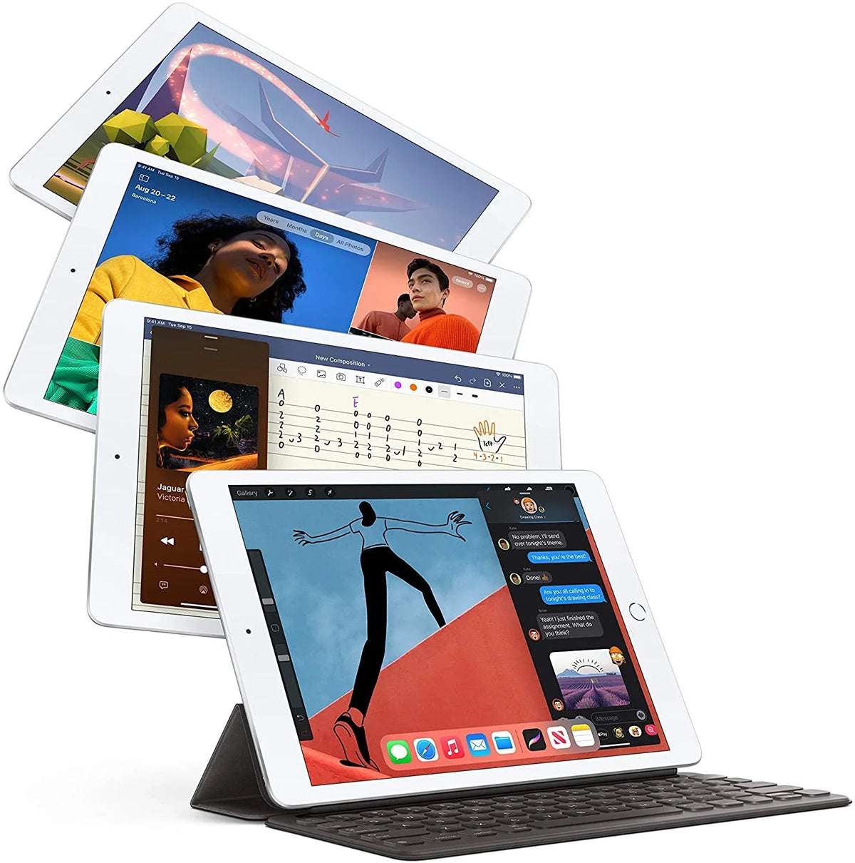 2020) - (8th 10.2" Silver.USED.A Wifi 32GB Gen; iPad