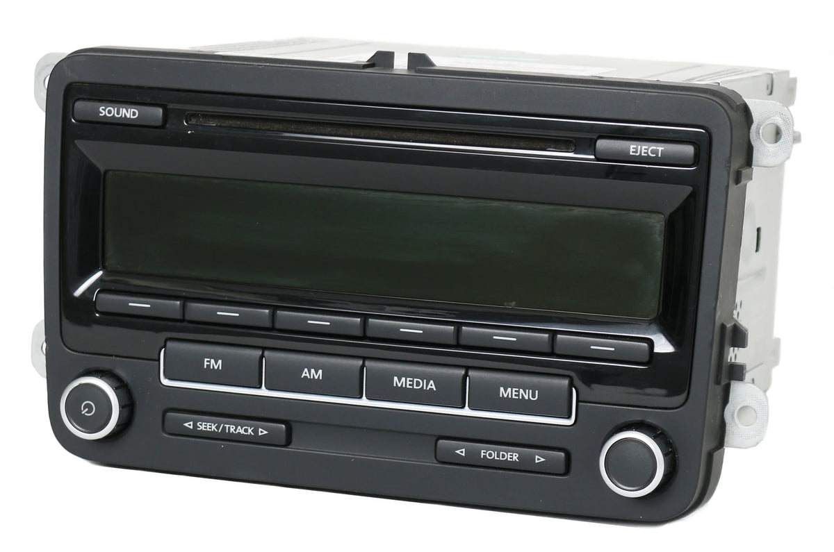 Code Radio Restored (Refurbished) Passat 2011-2016 FM Included AM Jetta CD Volkswagen - Beetle 1K0035164D
