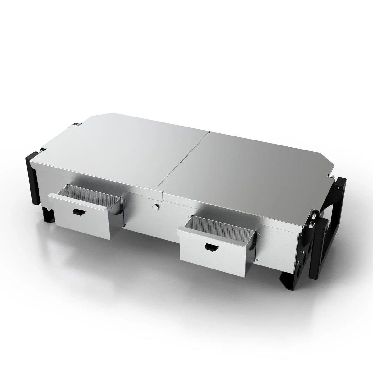 Camping Double Top Crossover Stove With Griddle Grill Burner & Top Magma