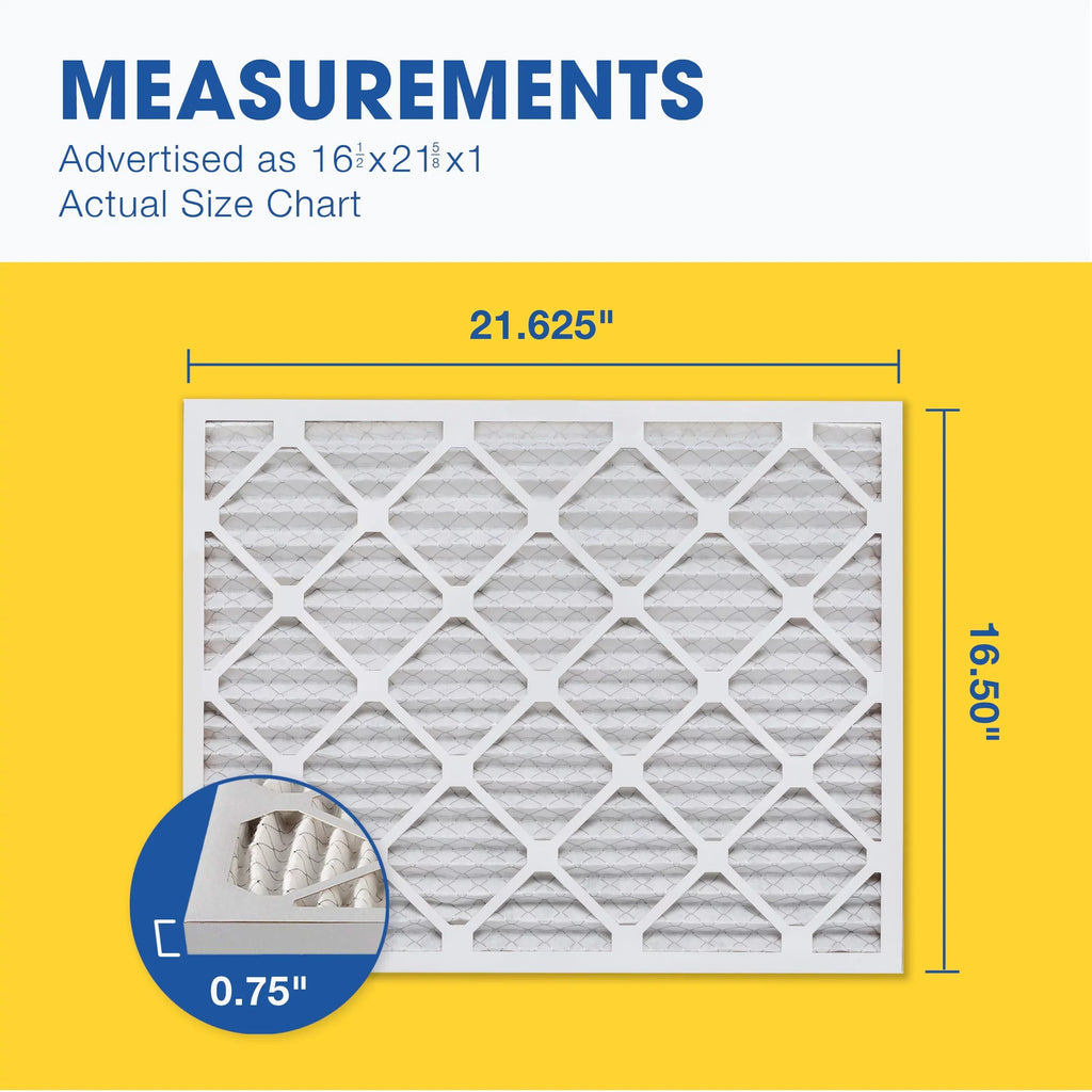 1 1/2 Air Aerostar 6 Filter, x AC 11 Furnace MERV Filter, 5/8 Pack 21 Air x 16 Pleated