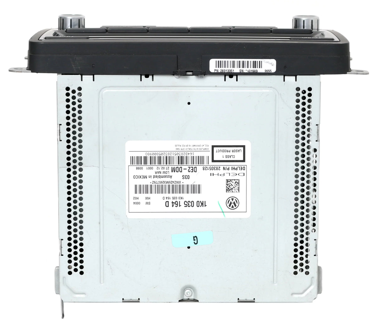 Code Radio Restored (Refurbished) Passat 2011-2016 FM Included AM Jetta CD Volkswagen - Beetle 1K0035164D
