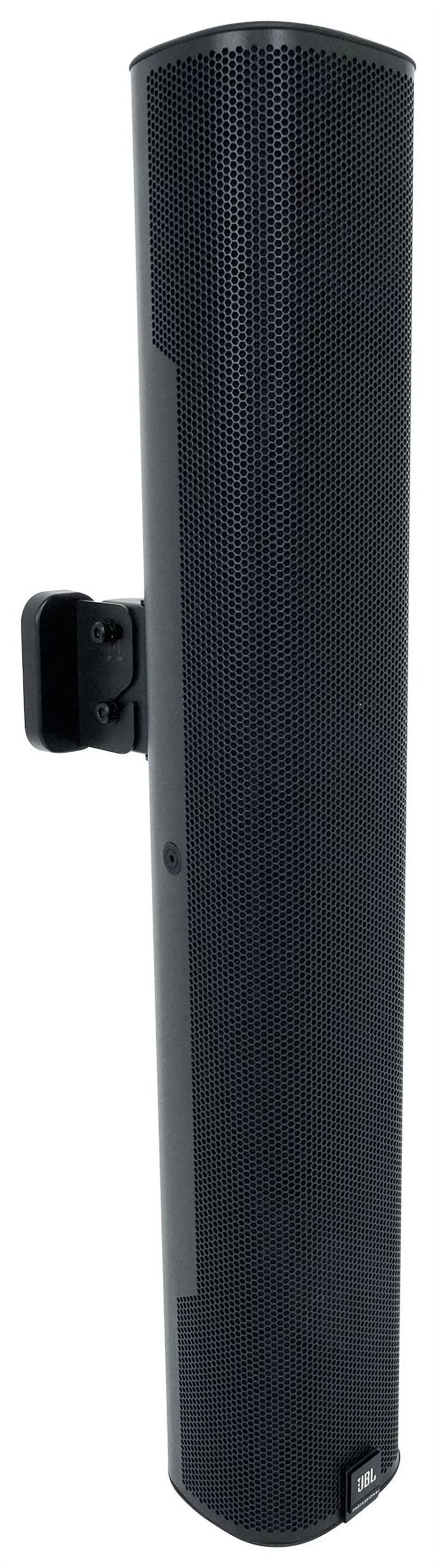 24" COL600-BK 70V Array Speakers+Amp Wall Commercial Mount (6) Column Black JBL