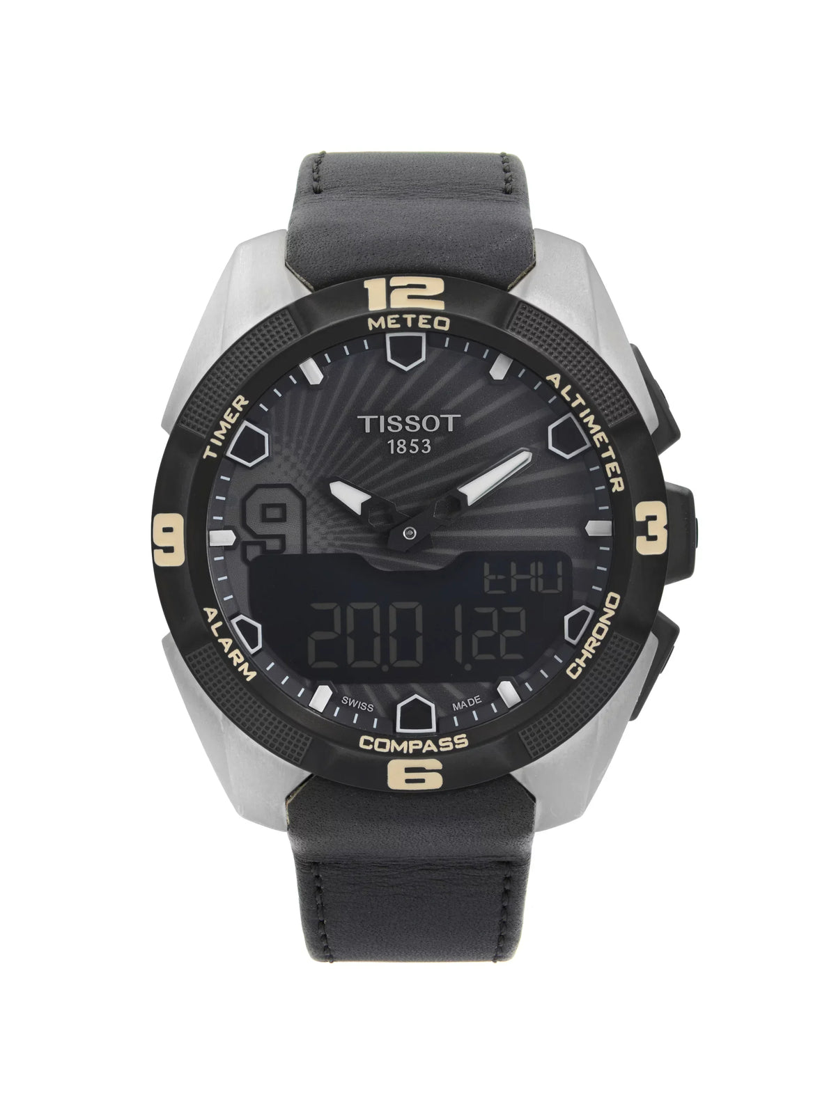 Men Tissot T-Touch Dial Parker Black T091.420.46.061.00 Watch Tony Expert Solar