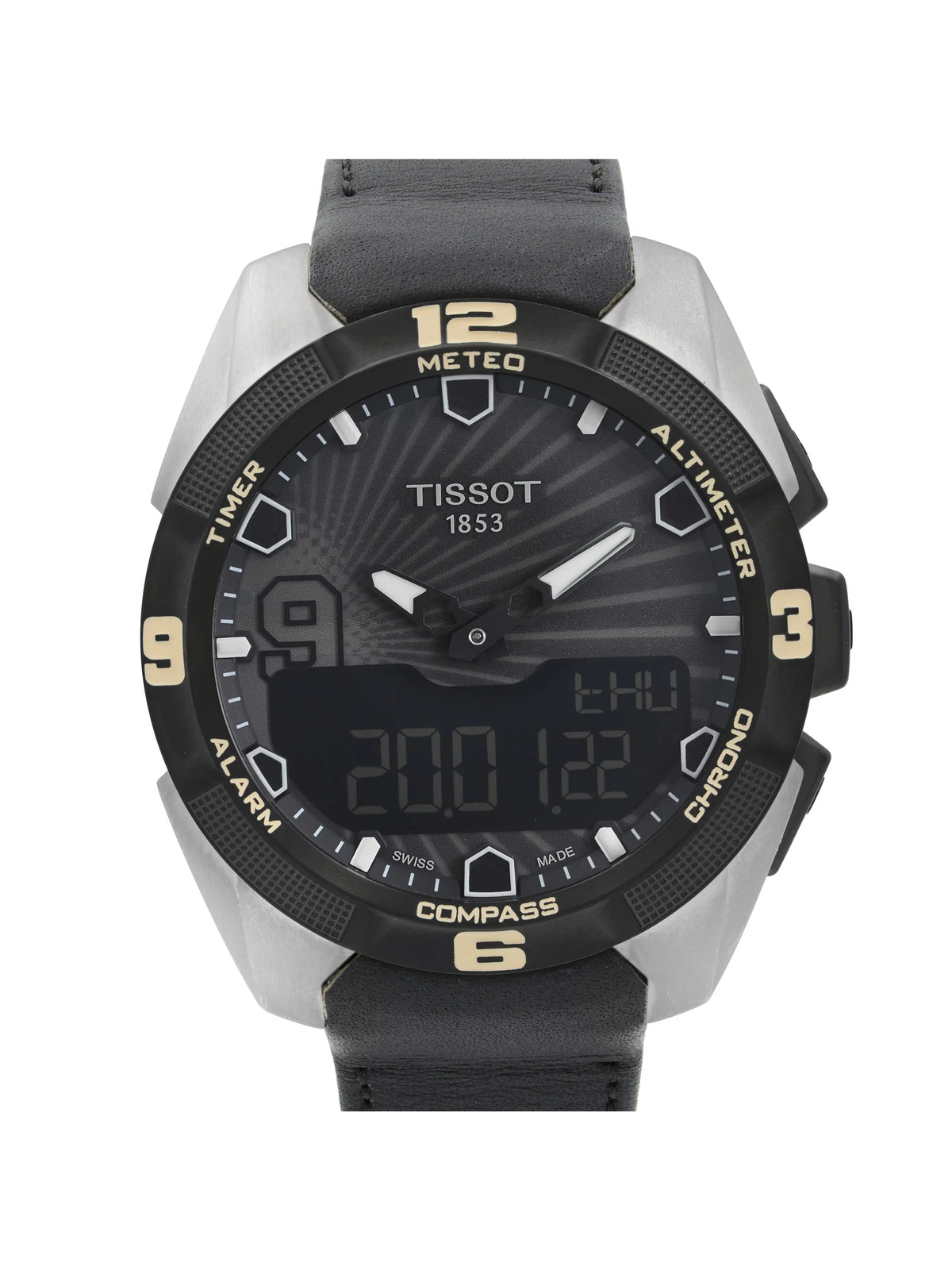 Men Tissot T-Touch Dial Parker Black T091.420.46.061.00 Watch Tony Expert Solar