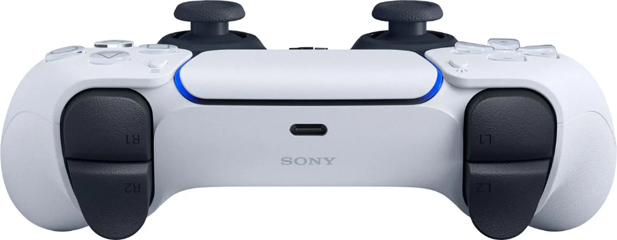White with with Playstation Disc 3D Version Cloth and Console Extra PULSE 5 Souls Controller, White Bundle Cleaning Demon's Headset