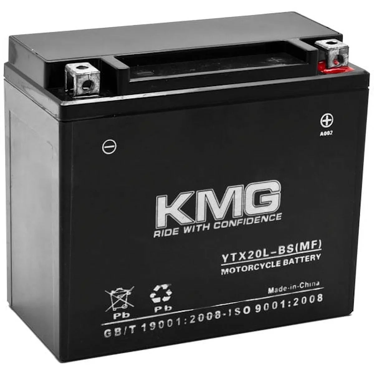 1064 Replacement 12V Moto California High Performance Free Maintenance with Battery Powersport Vintage Guzzi 2010-2012 Clsc SMF Compatible Battery Sealed YTX20L-BS KMG