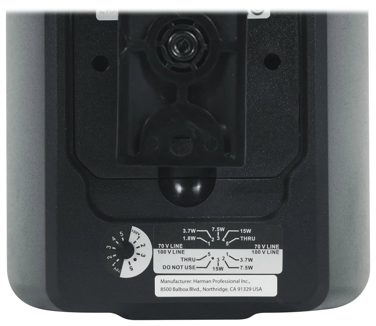 23-1 + (8) Indoor/exterior Commercial JBL Speakers Amp Black Wall 3" 70v Control