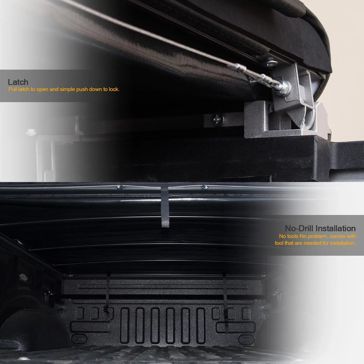 '- Short Tonneau ( Ram Cover And ) Feet 2019-2022 5.7 Black Up For 733469493334 Stehlen Body Bed design Lock 1500 New Roll 68.4"