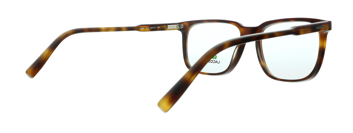 for mens 219 Eyeglasses Modified Havana/Burgundy L2861 Rectangle Lacoste