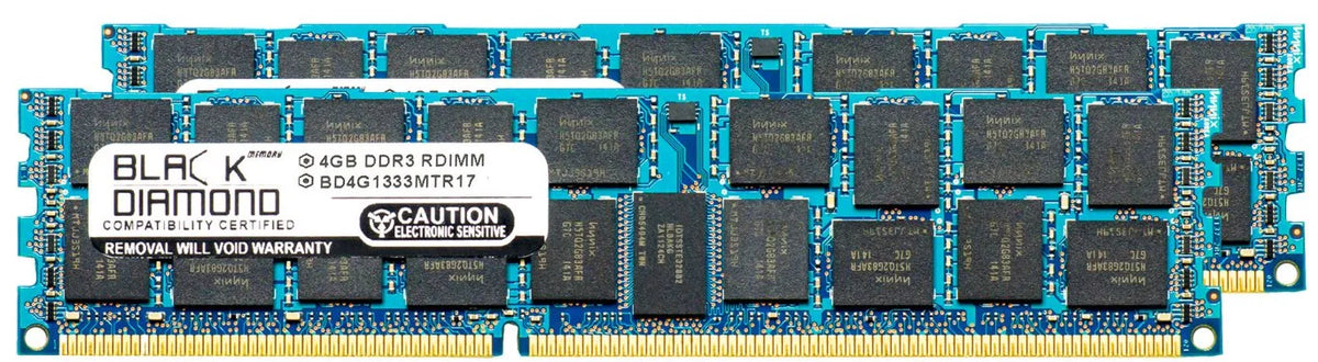 Memory 1333MHz SuperMicro Diamond SuperServer 2X4GB Black Memory RAM DDR3 for Module 240pin 5000 5016I-NTF 8GB PC3-10600 RDIMM Upgrade