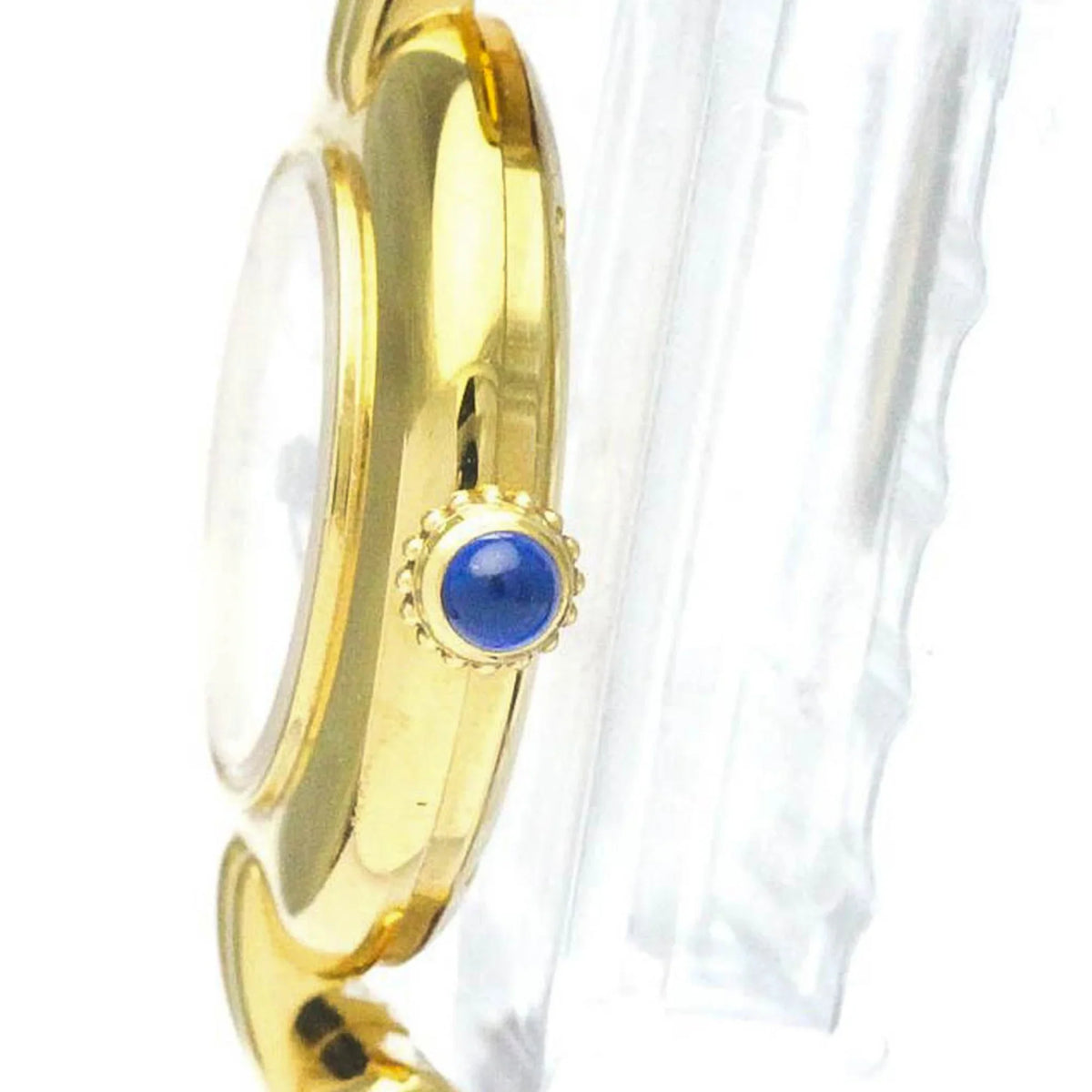 (Good) BF568960 Colisee Must Plated Pre-Owned Watch CARTIER Ladies Leather Quartz Gold