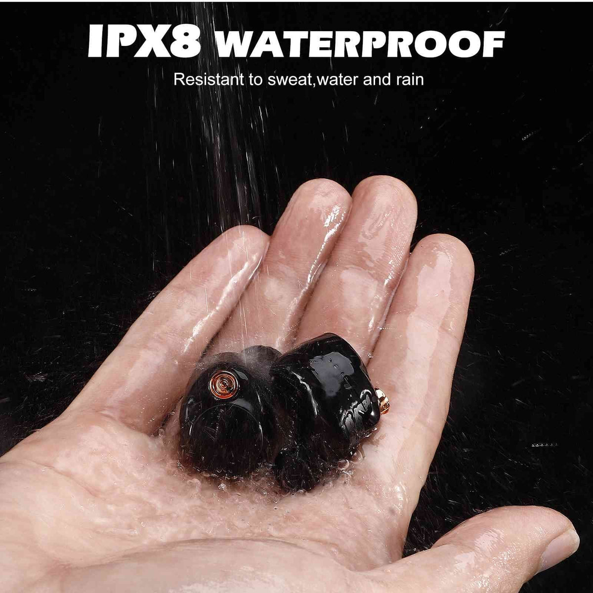 Boost + Resistance, S88 Bluetooth Black, Connect, Case, Dual Doogee Earbuds with Plus Bluetooth Compatible UrbanX IPX5 5.2 Charging True Wireless Balanced, liquid Connection, Bass