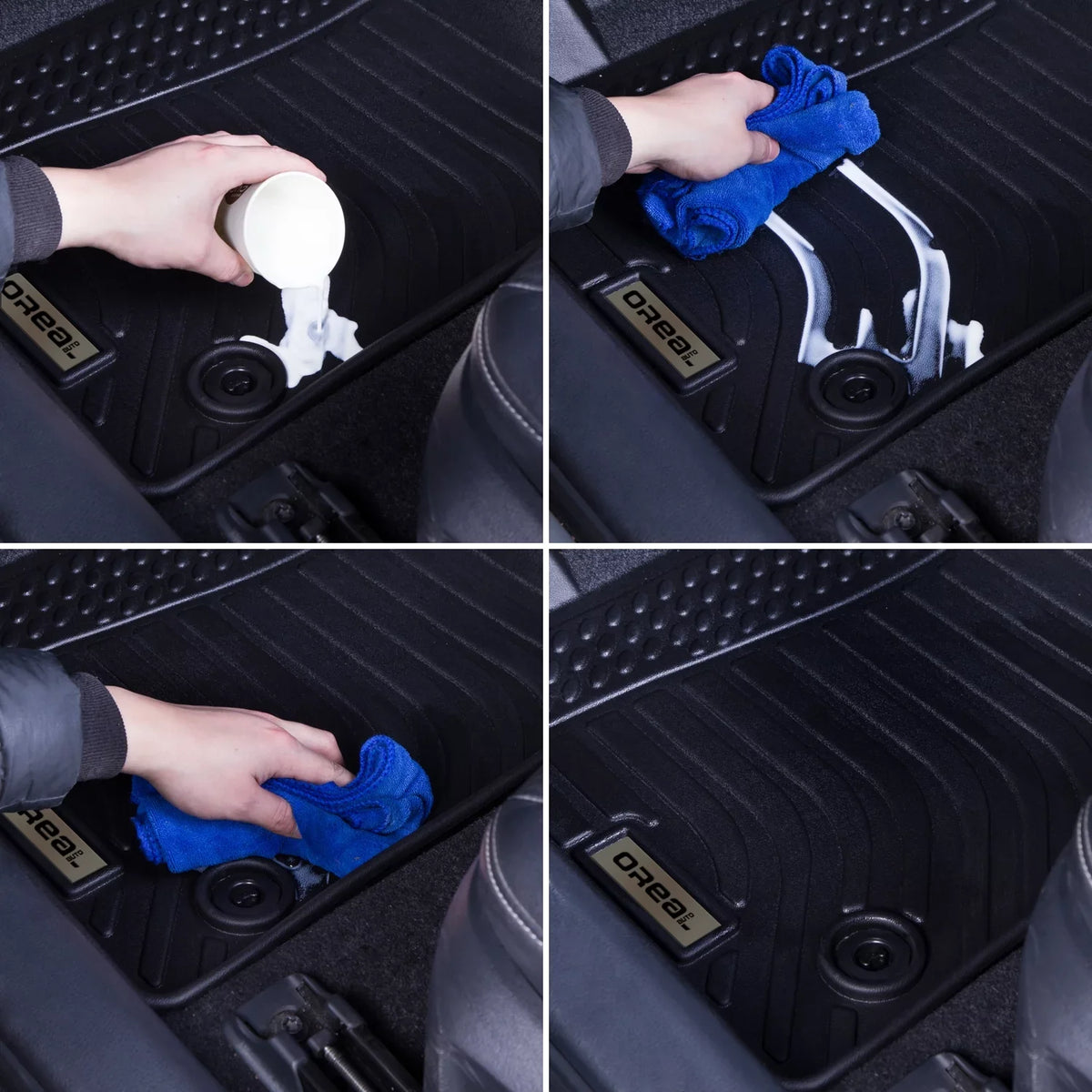 climate for Front Jeep All Floor Black Heavy Car Carpet-Custom Duty Guard Rear Compass 2018-2023 Fit-Tough/Durable/Odorless Replacement Mats and Liners