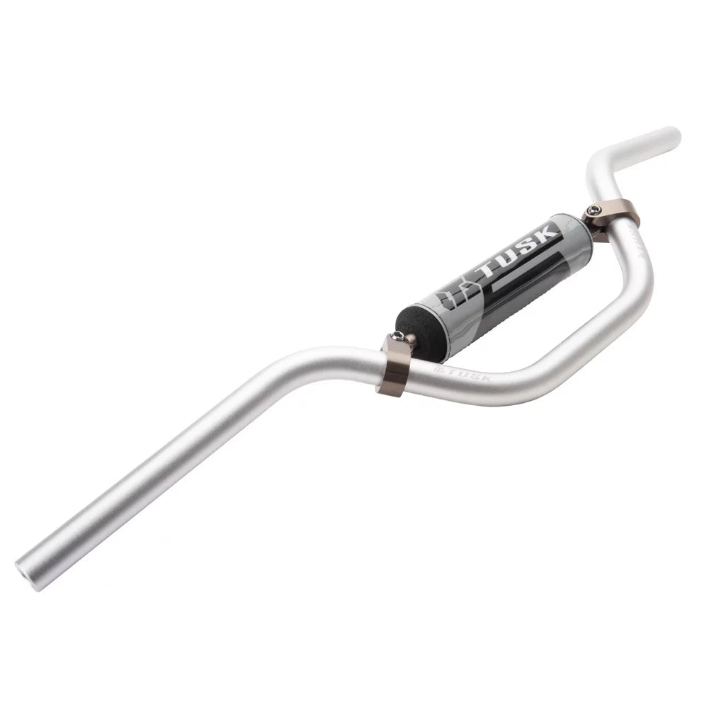 7/8" Mini Tusk Handlebar Aluminum LX2 YZ LEM Bend for T-10 1997-2000 Silver