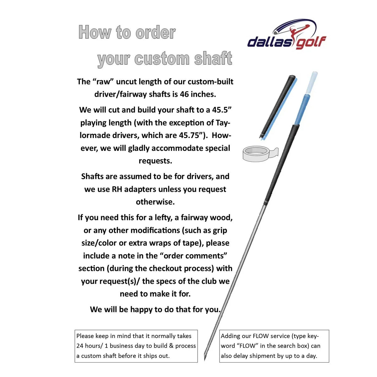 ProLaunch F6+ 65 Grafalloy + F7+ / Shaft + Tip R-Flex Grip Blue Cobra