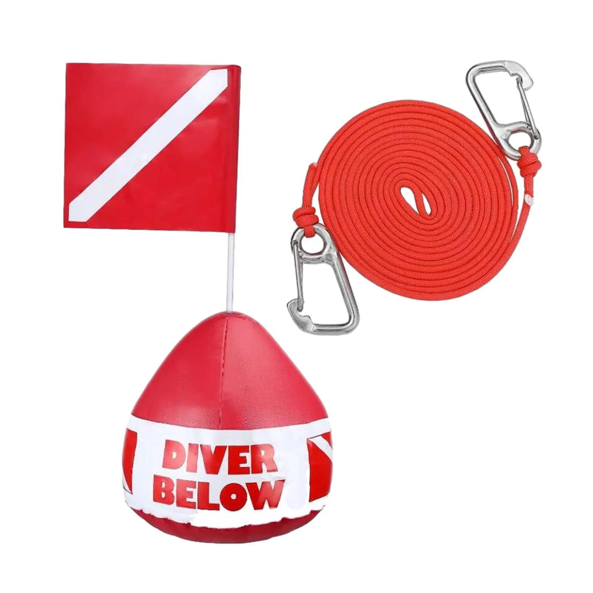 AMLESO Surface Dive Float Fishing Buoy Inflatable Visibility , Diving, ing, Flag Float Floater Flag for Dive High